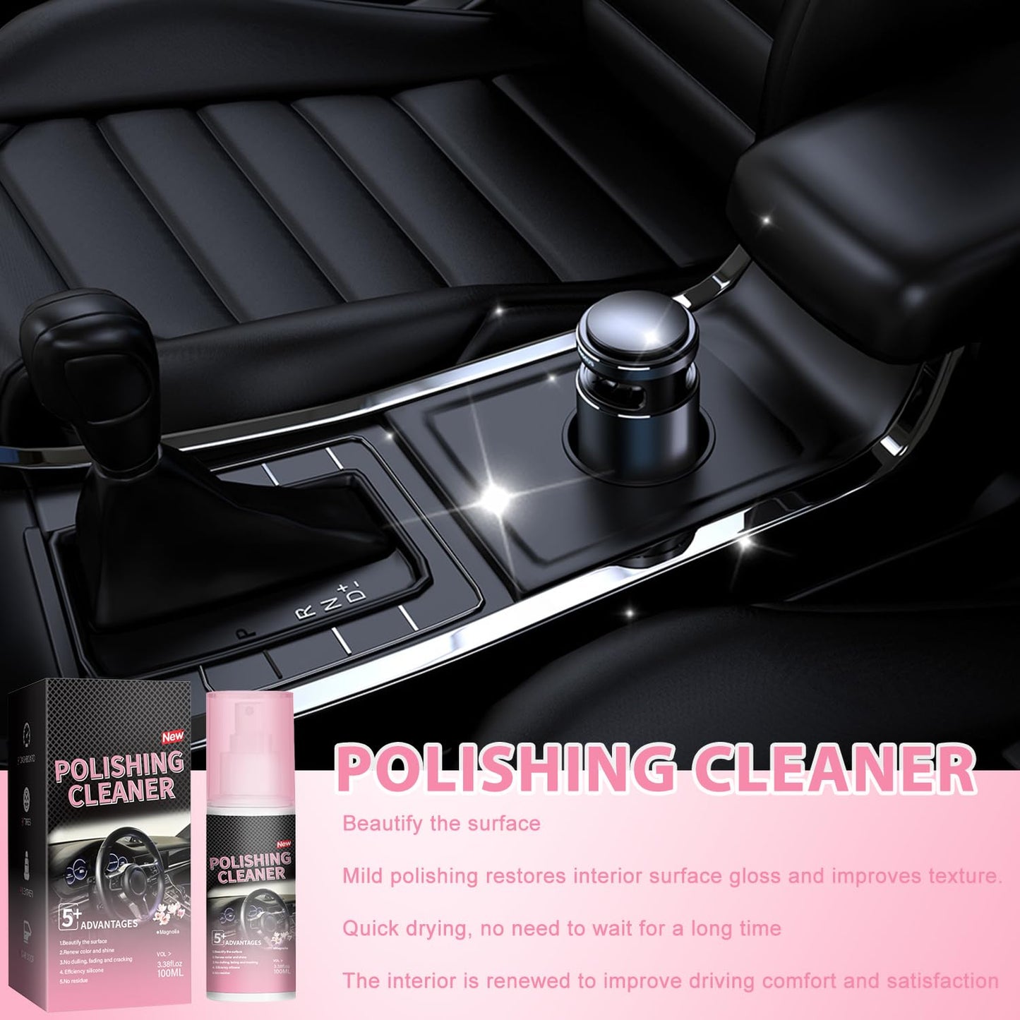đ„LAST DAY 49% OFF - Polishing Cleaner, Car Interior Cleaner