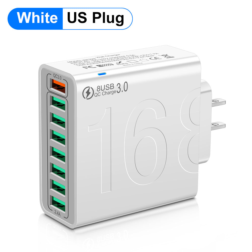 ⚡8-Port Fast Charging USB Hub⚡ (4 USB-C + 4 USB-A)