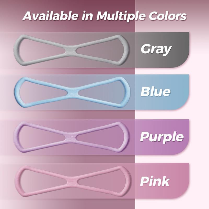 Figure 8 Resistance Bands for Women – 8-Shaped TPE, Latex-Free, Arms Chest Yoga Fitness Trainer