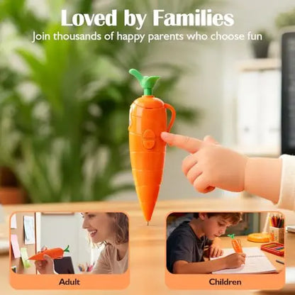 60-Second Voice Recorder with Playback & Audio Recorder Pen - Cute Carrot-Shaped Recorder Device