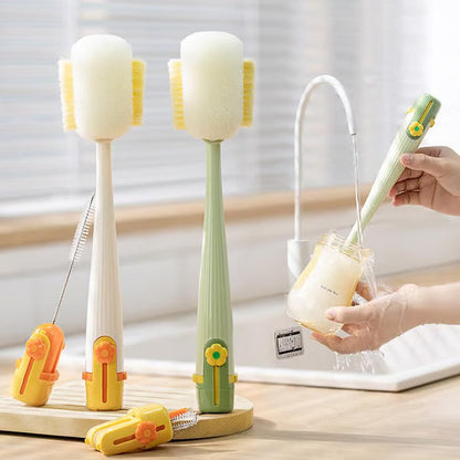 5-in-1 Bottle Cleaning Brush (Multifunctional) – For Cup Lid Cleaning Home Kitchen Tasks