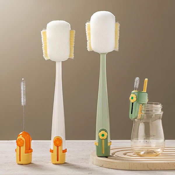 5-in-1 Bottle Cleaning Brush (Multifunctional) – For Cup Lid Cleaning Home Kitchen Tasks