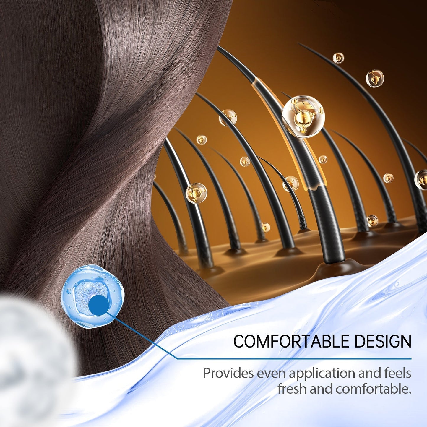 Hair Growth Roll-On Serum – Rosemary 3% | Aminexil 2% | Redensyl 3% | Anagain 2% | Fuller Hair in 4 Weeks