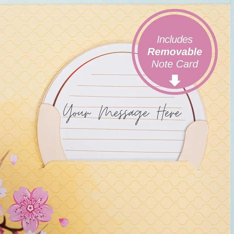 Mother's Day Card, 3D Pop-Up Card with Flower Bouquet Keepsake Gift