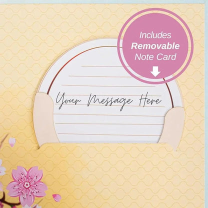 Mother's Day Card, 3D Pop-Up Card with Flower Bouquet Keepsake Gift