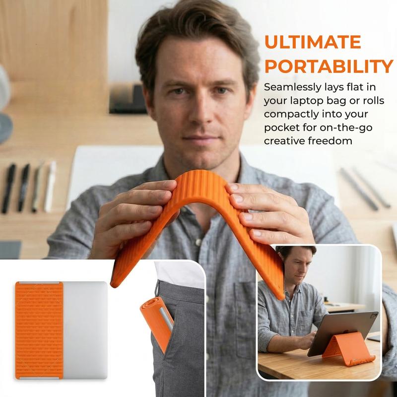 ✨Flexible Foldable Stand – One Stand Replaces All Your Device Holders