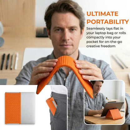 ✨Flexible Foldable Stand – One Stand Replaces All Your Device Holders