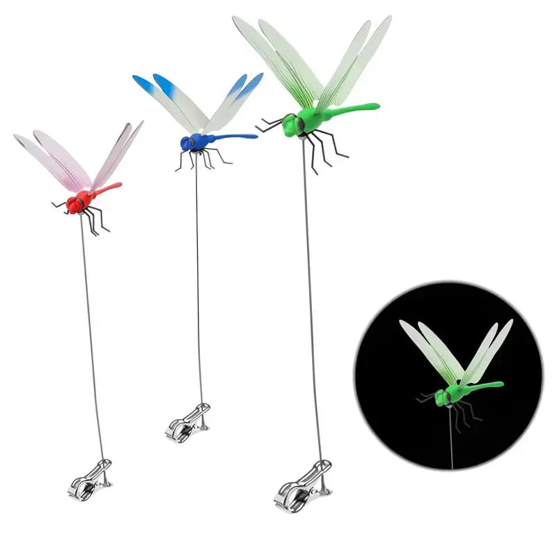2026 Summer Hot Sale 49% OFF🔥Garden MetalDragonfly Clip.Natural Organic Concept, 3D Dragonfly GardenDecoration