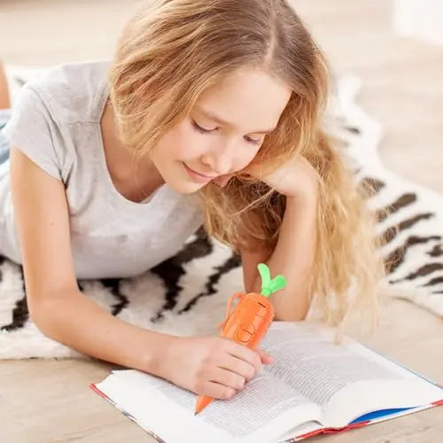 60-Second Voice Recorder with Playback & Audio Recorder Pen - Cute Carrot-Shaped Recorder Device