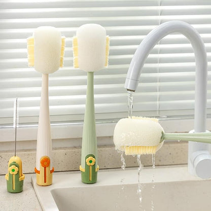 5-in-1 Bottle Cleaning Brush (Multifunctional) – For Cup Lid Cleaning Home Kitchen Tasks