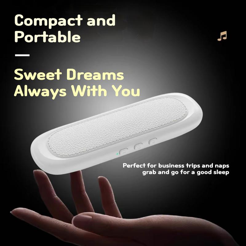 Under-Pillow Sleep Speaker (Bluetooth 5.4) — Gentle Vibration Audio + White Noise + Sleep Timer
