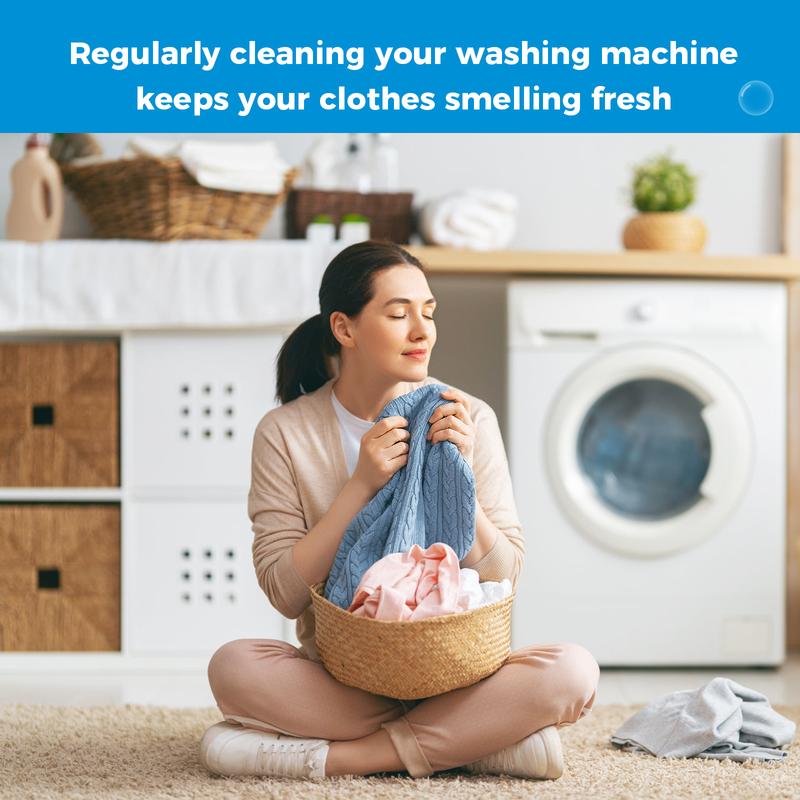 Washing Machine Cleaner Descaler 12 Pack - Clean Inside Drum And Laundry Tub Seal
