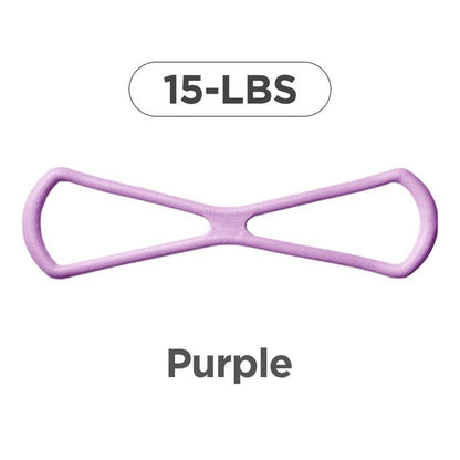Figure 8 Resistance Bands for Women – 8-Shaped TPE, Latex-Free, Arms Chest Yoga Fitness Trainer