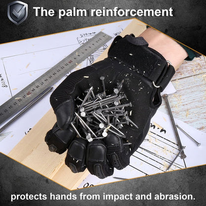 Tactical Full Finger Gloves - Soft Knuckle Protection
