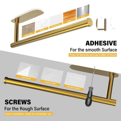 Wall-mounted Punch-free Paper Towel Holder —— Space-saving Kitchen Organizer