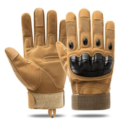 Tactical Full Finger Gloves - Soft Knuckle Protection