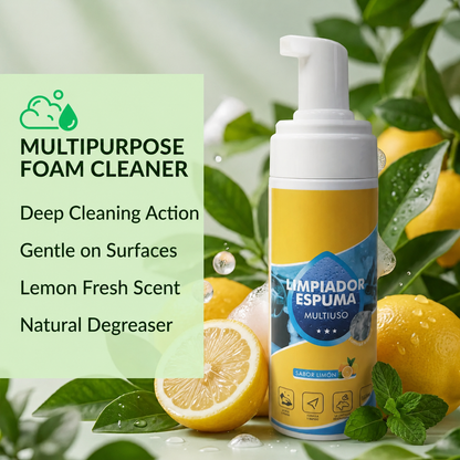 4-in-1 Multi-Enzyme Foam Spray Cleaner - Heavy Duty Deep Cleaning House & Car Detailing Products