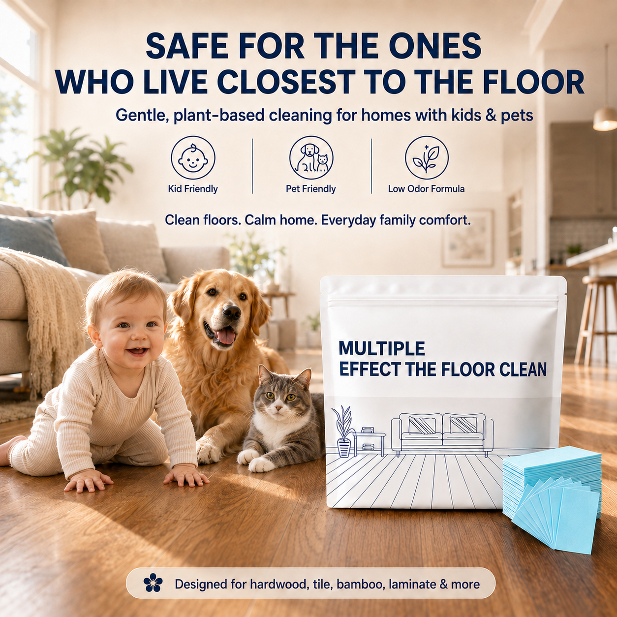 Floor Cleaning Tablets Multi-Surface Floor Cleaning Tablets