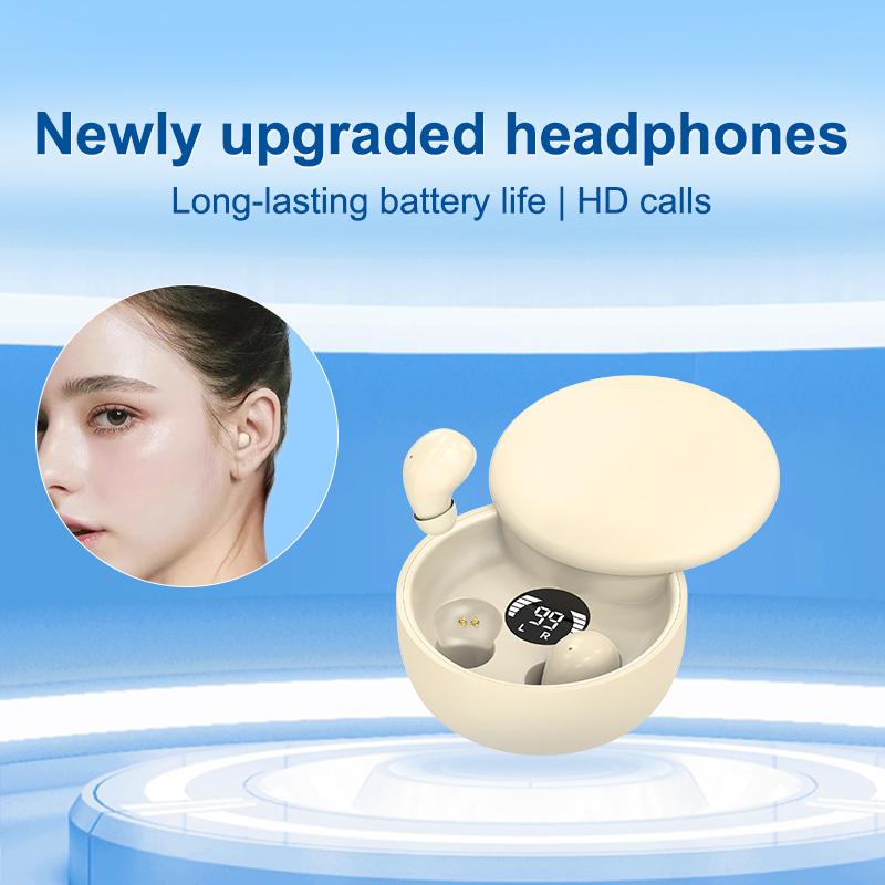 Mini Invisible Headphones Bluetooth 5.4 True Wireless In-Ear