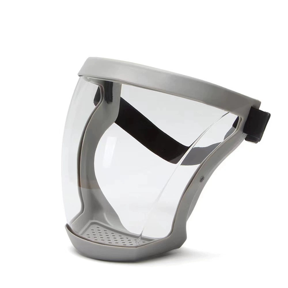 Transparent Visor - Adjustable Full-Face Protective Shield Heat & Impact Resistant for Work, Kitchen, and Outdoor