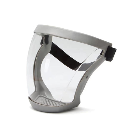 Transparent Visor - Adjustable Full-Face Protective Shield Heat & Impact Resistant for Work, Kitchen, and Outdoor