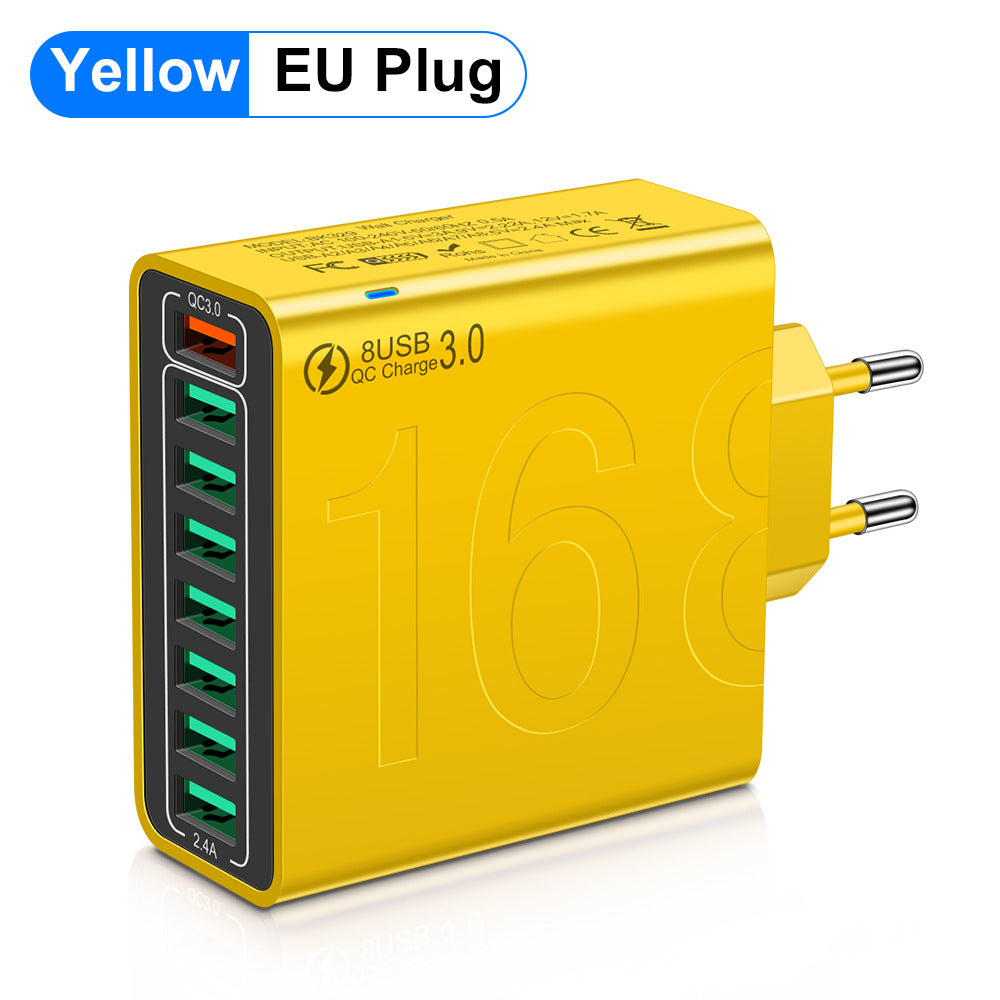 ⚡8-Port Fast Charging USB Hub⚡ (4 USB-C + 4 USB-A)