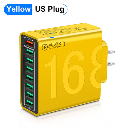 ⚡8-Port Fast Charging USB Hub⚡ (4 USB-C + 4 USB-A)