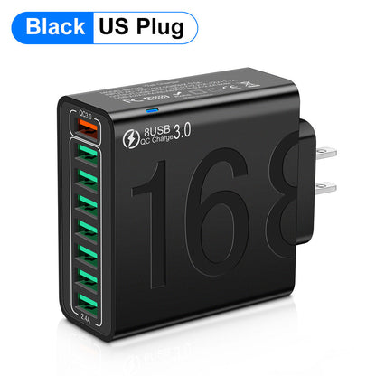 ⚡8-Port Fast Charging USB Hub⚡ (4 USB-C + 4 USB-A)