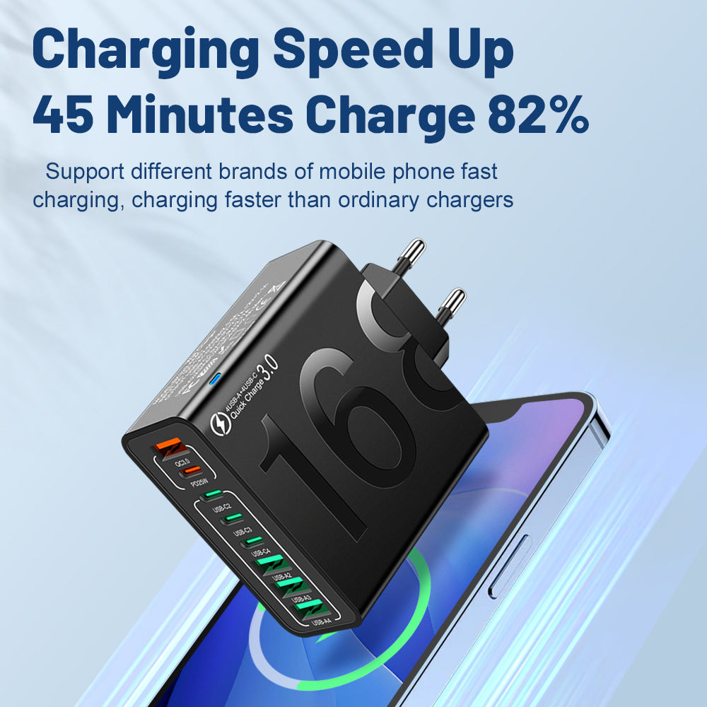 ⚡8-Port Fast Charging USB Hub⚡ (4 USB-C + 4 USB-A)