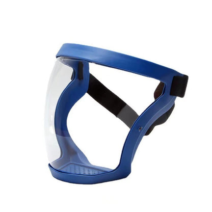 Transparent Visor - Adjustable Full-Face Protective Shield Heat & Impact Resistant for Work, Kitchen, and Outdoor