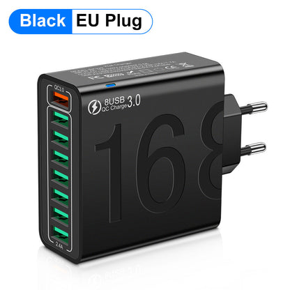 ⚡8-Port Fast Charging USB Hub⚡ (4 USB-C + 4 USB-A)