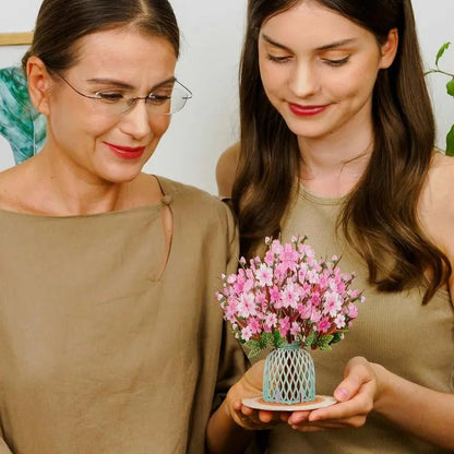 Mother's Day Card, 3D Pop-Up Card with Flower Bouquet Keepsake Gift