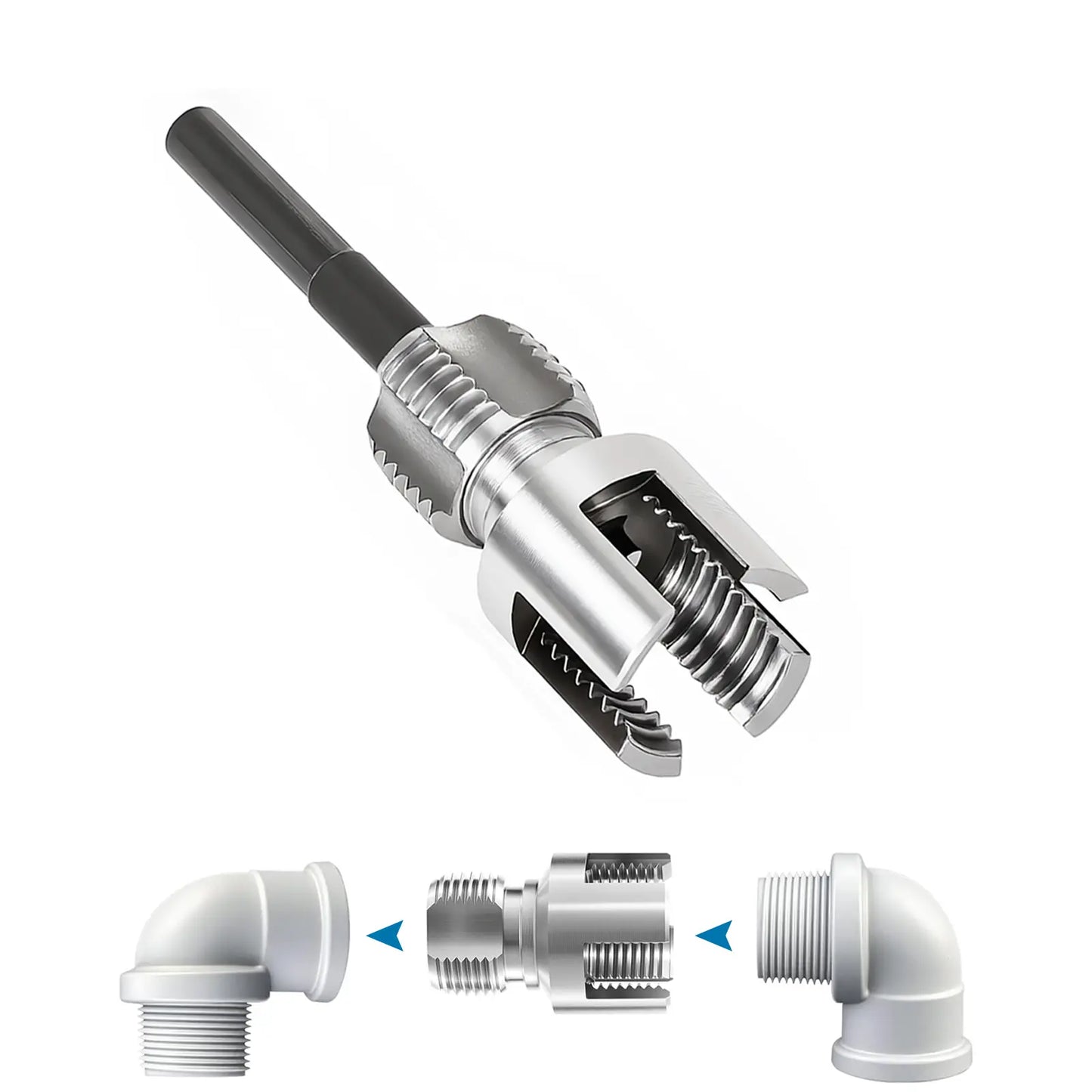 Pipe Tapping and Threading Tool Dual-Specification Compatible