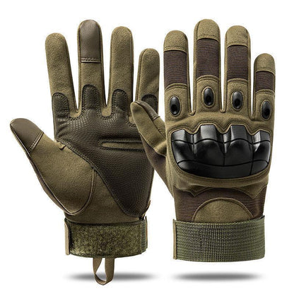 Tactical Full Finger Gloves - Soft Knuckle Protection