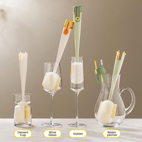 5-in-1 Bottle Cleaning Brush (Multifunctional) – For Cup Lid Cleaning Home Kitchen Tasks