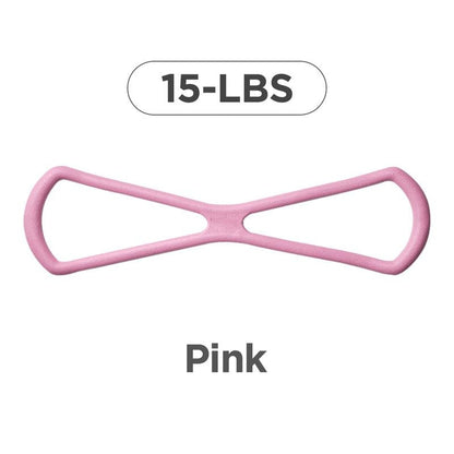 Figure 8 Resistance Bands for Women – 8-Shaped TPE, Latex-Free, Arms Chest Yoga Fitness Trainer