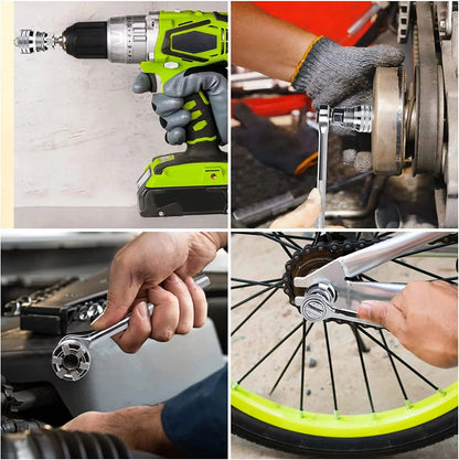 Multi-Function Universal Socket Wrench Tool - Universal Maintenance Tool, Adjustable Universal Socket Wrench