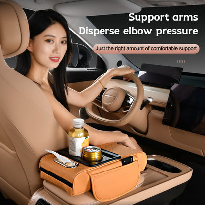 Car armrest storage bag, multi-functional 4-in-1 mat, suitable for car armrests