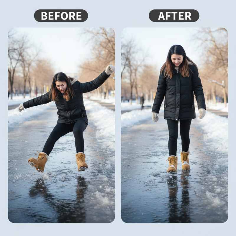 🖤2026 New Year · 40% OFF🖤Universal 5-Tooth Ice Cleats for Shoes & Boots